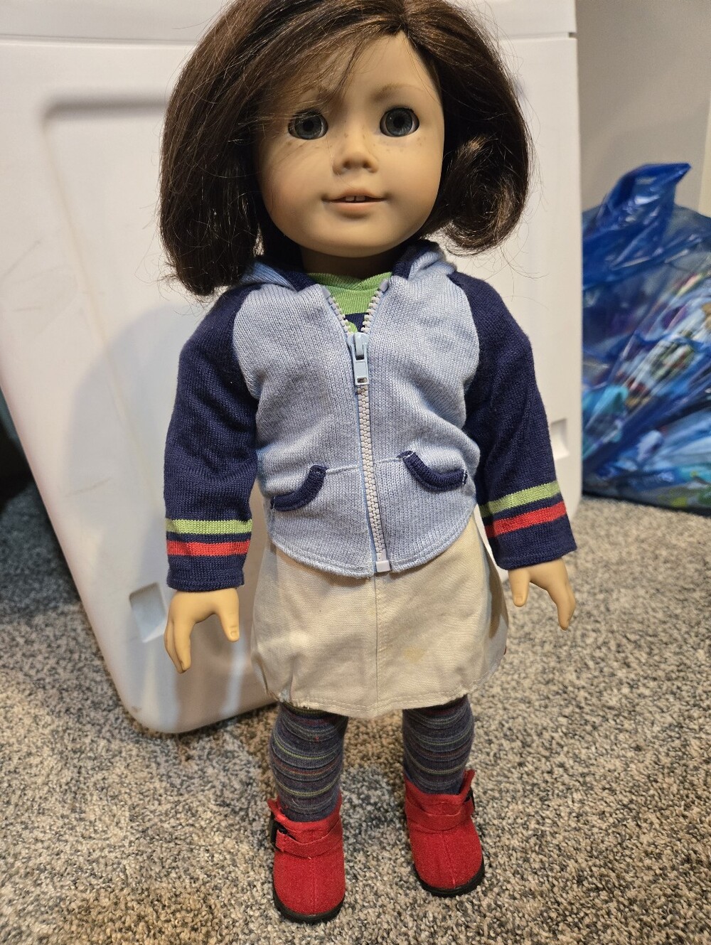 American Girl Lindsey Bergman First GOTY Pleasant Company Doll with Meet Outfit